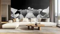 Modern Black & White wallpaper for Living Room