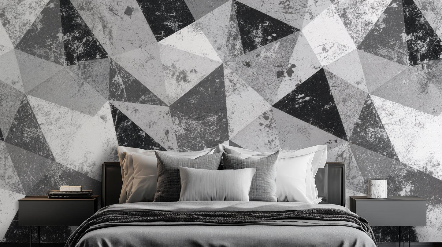 Modern Black & White wallpaper for Living Room