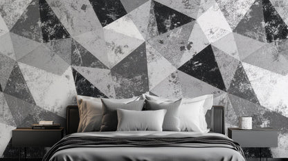 Modern Black & White wallpaper for Living Room