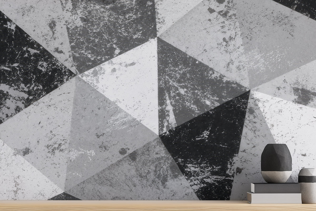 Modern Black & White wallpaper for Living Room