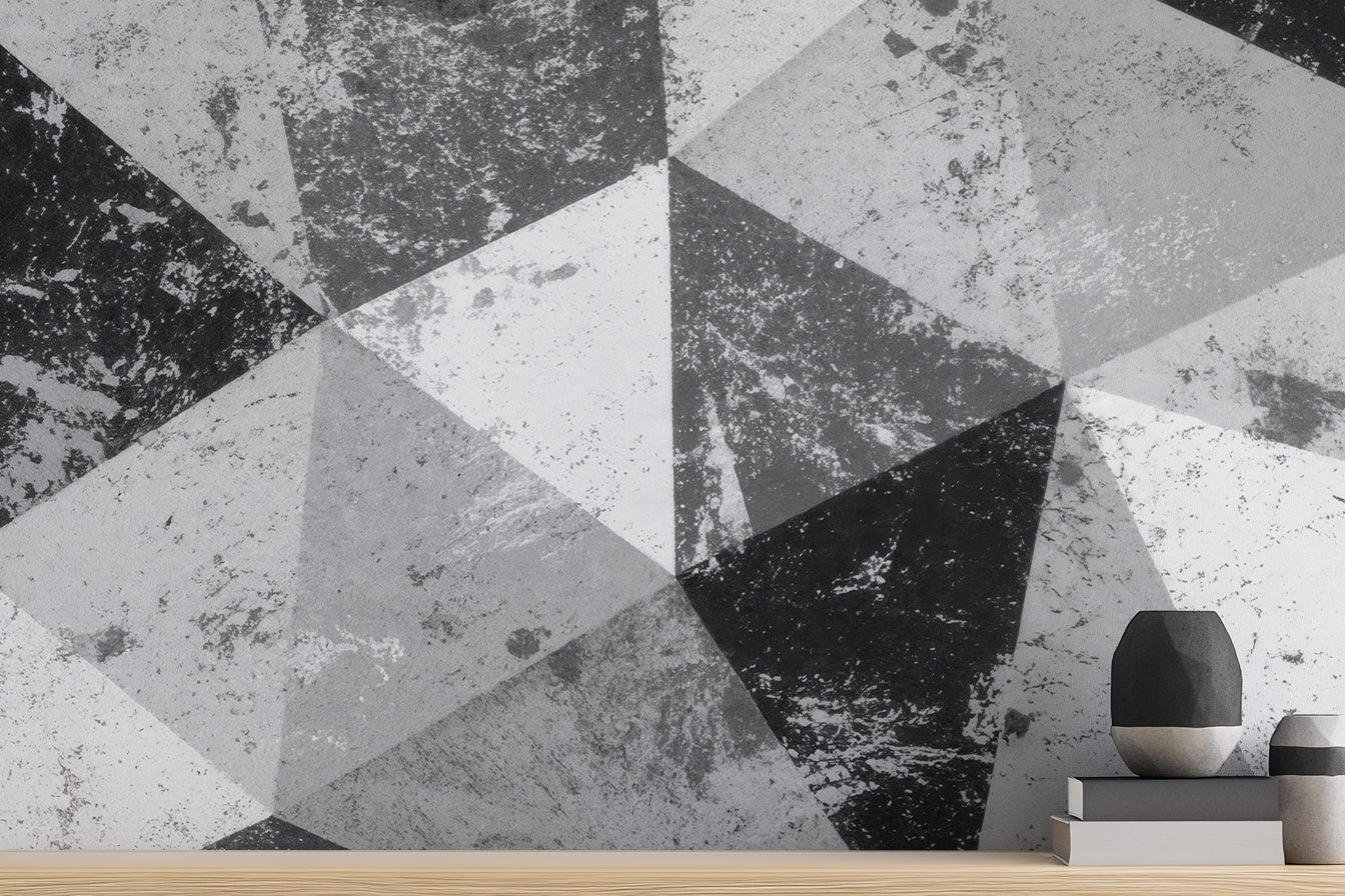 Modern Black & White wallpaper for Living Room