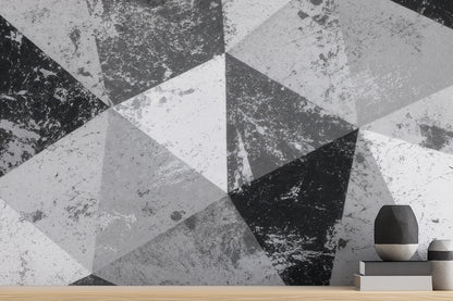 Modern Black & White wallpaper for Living Room