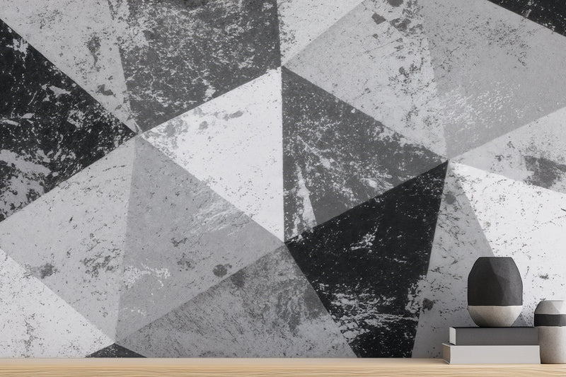 Modern Black & White wallpaper for Living Room