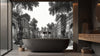 Grand Monochrome Garden Wallpaper