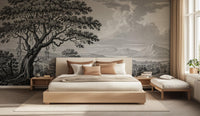 serene Landscape Tree wallpaper for a durable hotel feature wall