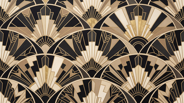 Art Deco Zarafeti Duvar kağıdı - Sample