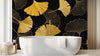 Golden Ginkgo Leaf Wallpaper