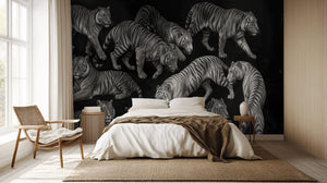 Contemporary Black wallpaper for Bedroom