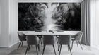 Contemporary Black wallpaper for Dining Room