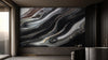 Dark Marble Vein Wallpaper