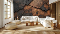 Contemporary Black wallpaper for Living Room