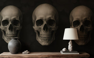 Contemporary Black wallpaper for Living Room