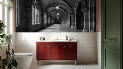 Modern Black wallpaper for Bathroom