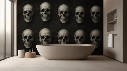 Modern Black wallpaper for Bathroom