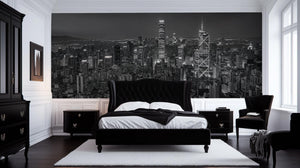 Modern Black wallpaper for Bedroom