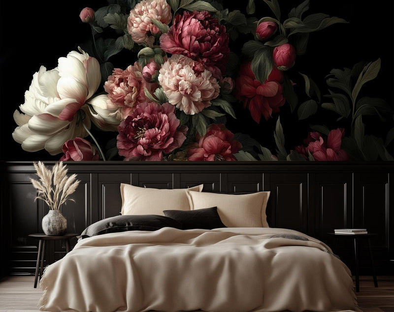 Modern Black wallpaper for Bedroom