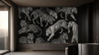 Modern Black wallpaper for Living Room