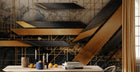 Modern Black wallpaper for Living Room