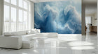 Abstract Blue wallpaper for Living Room