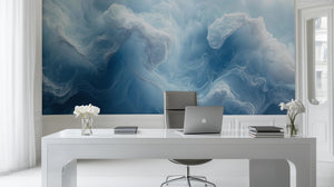Abstract Blue wallpaper for Office