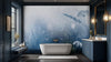 Azure Floral Dream Wallpaper