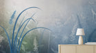 Contemporary Blue wallpaper for Bedroom
