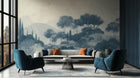 Contemporary Blue wallpaper for Bedroom