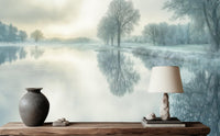 Contemporary Blue wallpaper for Bedroom