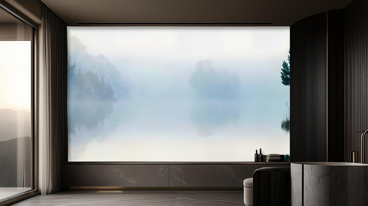 Contemporary Blue wallpaper for Bedroom