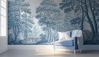 Contemporary Blue wallpaper for Bedroom
