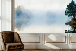 Contemporary Blue wallpaper for Bedroom