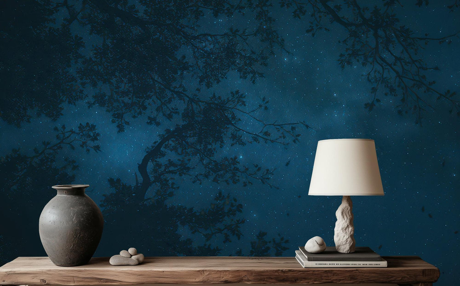 Contemporary Blue wallpaper for Bedroom