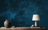 Contemporary Blue wallpaper for Bedroom