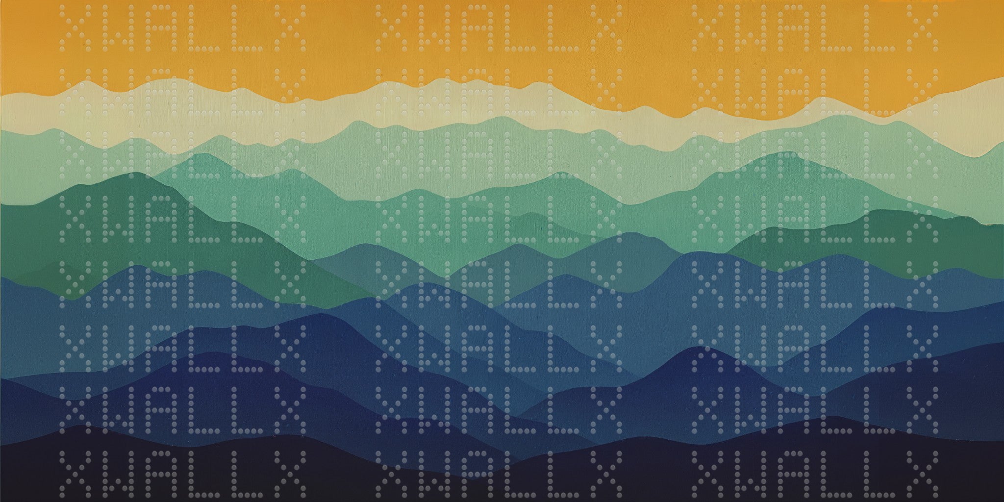 Gradient Mountain Range Wallpaper