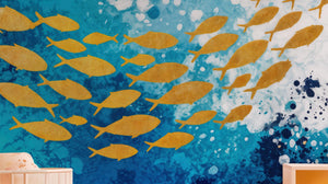 Contemporary Blue wallpaper for Kids