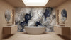 Navy and Gold Abstract Elegance Wallpaper