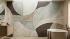 Modern Blue wallpaper for Bathroom