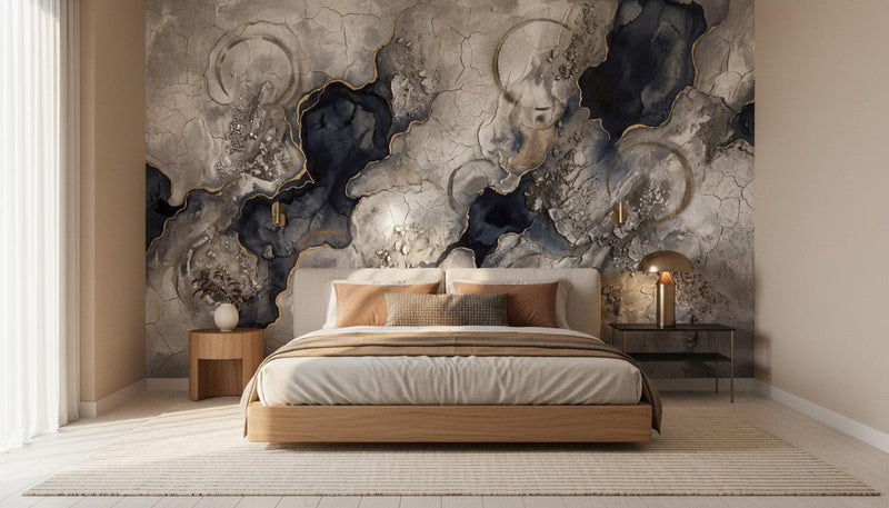 Modern Blue wallpaper for Bedroom