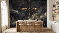 Modern Blue wallpaper for Kitchen