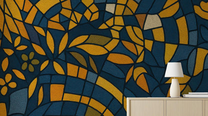 Modern Blue wallpaper for Living Room