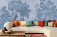 Modern Blue wallpaper for Living Room