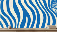 Modern Blue wallpaper for Living Room