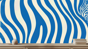 Modern Blue wallpaper for Living Room
