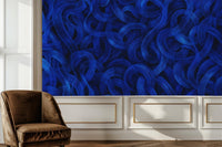 Modern Blue wallpaper for Living Room
