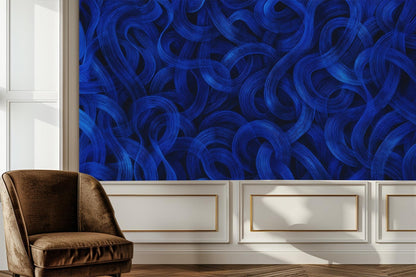Modern Blue wallpaper for Living Room