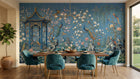 Elegance of the Orient wallpaper for a dining room feature wall