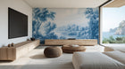 Traditional Blue wallpaper for Living Room