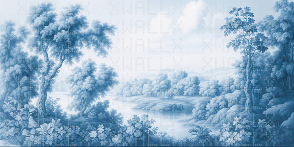 Blue Landscape Serenity Wallpaper - Sample