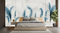 Tropical Blue wallpaper for Bedroom
