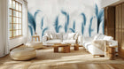 Tropical Blue wallpaper for Living Room